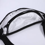 Women's Transparent Waist Pack Waterproof Large Capacity Crossbody Bag