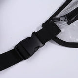Women's Transparent Waist Pack Waterproof Large Capacity Crossbody Bag
