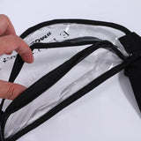 Women's Transparent Waist Pack Waterproof Large Capacity Crossbody Bag