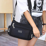 Waterproof Crossbody Shoulder Bag Large Capacity Tote Messenger Bag