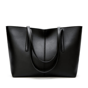 Women's PU Leather Shoulder Bags Big Capacity Messenger Bags Casual Handbags