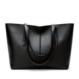 Women's PU Leather Shoulder Bags Big Capacity Messenger Bags Casual Handbags