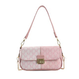 Letter Printing PU Shoulder Bag for Women