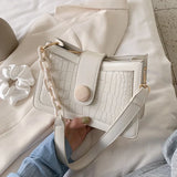 Women's Stone Pattern Shoulder Bag Armpit Clutch Bag