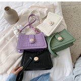 Women's Stone Pattern Shoulder Bag Armpit Clutch Bag