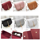 Women PU Leather Shoulder Bag Ladies Small Messenger Clutch Handbag