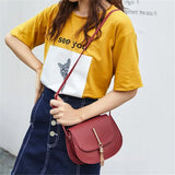 Women PU Leather Shoulder Bag Ladies Small Messenger Clutch Handbag