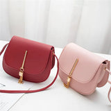 Mini Crossbody Shoulder Bag PU Leather Ladies Handbag Tote Purse