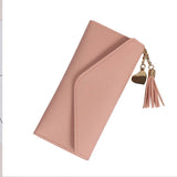 Heart-shaped Pendant Wallets Purses Clutch Wallet Soft PU Leather