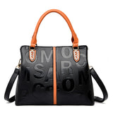 High Capacity Women's Messenger Bag Pu Leather Shoulder Handbag