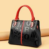 High Capacity Women's Messenger Bag Pu Leather Shoulder Handbag