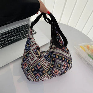 Vintage Hobos Women Crossbody Bags Versatile Woman Handbags