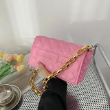 Women's Shoulder Bag Chain Flap Letter Handbag Shopper
