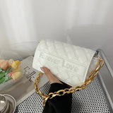 Women's Shoulder Bag Chain Flap Letter Handbag Shopper