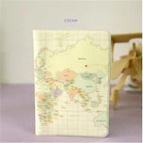 World Map Passport Cover Wallet Bag Letter Men Women