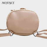 Woven Backpack Straw Shoulder Bag Ladies Schoolbag Handbags for Women Shopping