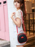 Cherry One Shoulder Crossbody Bag Small Backpack Ladies Handbags