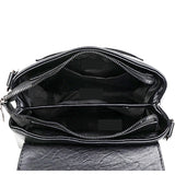 Women's PU Leather Shoulder Bag Crossbody Underarm Messenger Zipper Hasp Shopper
