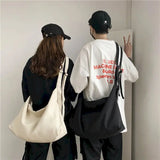 Retro Canvas Messenger Bag Large Capacity Crossbody