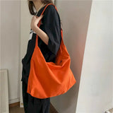 Retro Canvas Messenger Bag Large Capacity Crossbody