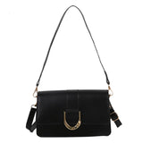 Ladies Shoulder Bag Spring Messenger Bag PU Leather Solid Small Square Bag