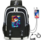 Ghost Slayer USB Charging Backpack Student School Bag