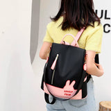 Anti-Theft Oxford Cloth Backpack for Women