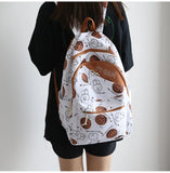 Female Campus School Backpack for College Students