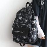 Female Campus Schoolbag - College Students Backpack