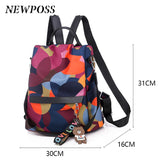Women Shoulder Bag Large Capacity Backpack for Teenage Girls