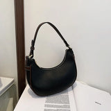 Crescent Bag Women's Single Shoulder Diagonal Bag Autumn and Winter