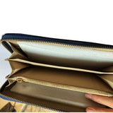 Cowhide Crocodile Pattern Ladies Clutch Bag Long Wallet Mobile Phone Bag