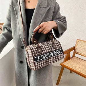 Women's Casual PU Leather Shoulder Bag Square Handbag