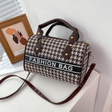 Women's Casual PU Leather Shoulder Bag Square Handbag