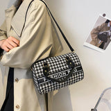 Women's Casual PU Leather Shoulder Bag Square Handbag