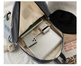 Candy Stitching Women Backpack School Bags for Teenage Girls
