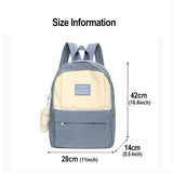 Candy Stitching Women Backpack School Bags for Teenage Girls