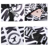 Casual Ladies Nylon Handbag Letter Pattern Shoulder Bag Waterproof