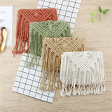 Casual Straw Bag Tassel Beach Crossbody Shoulder Hand Woven Bag