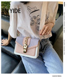 PU Leather Crossbody Bag Wide Strap Shoulder Messenger Bag for Women