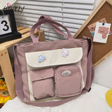 Versatile Small Fresh Messenger Bag for College Students