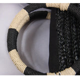 Woven Straw Shoulder Bag with Tassel, Ideal for Travel and Beach