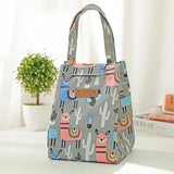 Cute Cat Lunch Bag Cooler Multicolor Portable Thermal Travel Picnic Pack