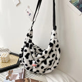 Hong Kong Plush Tote Bag Cow Bag