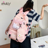 Harajuku Girl Student Schoolbag Large-Capacity Backpack