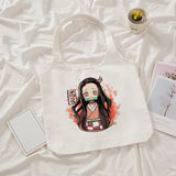Demon Slayer Kimetsu No Yaiba Tote Bag Canvas Shoulder Bag