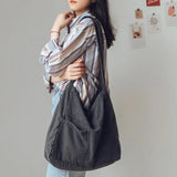 Denim Shoulder Bag Female Tote Handbags Large Vintage Crossbody