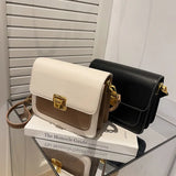 Retro PU Leather Messenger Bag Lady Single Shoulder Bag