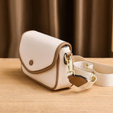 Texture Retro Square Shoulder Bag Crossbody Handbag