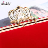 Diamond Crown Women Dinner Bag Party Chain Shoulder Hand Wallet